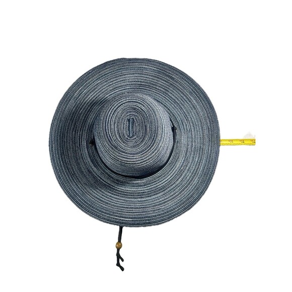 Sloggers Braided Hat 4.5” Wide Brim Blue Hues Gardening Sun Hat Medium 22 1/2” - Picture 3 of 6